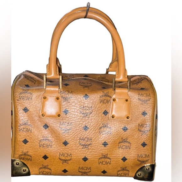 MCM Boston bag beautiful bag inside and out. Reposhing the item & never used it - Picture 12 of 16